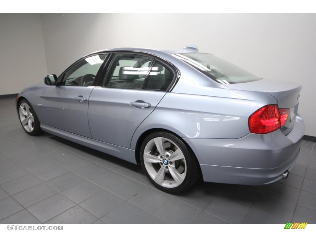 2009 3 Series 335i Sedan - Blue Water Metallic / Grey photo #5