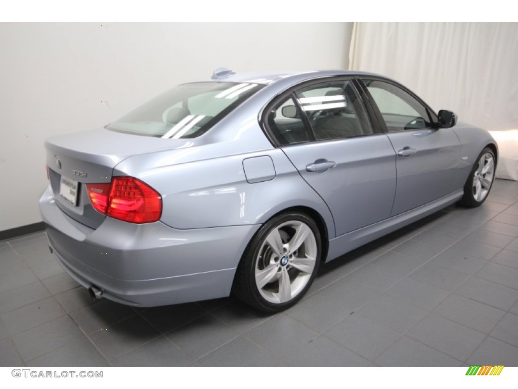 2009 3 Series 335i Sedan - Blue Water Metallic / Grey photo #13