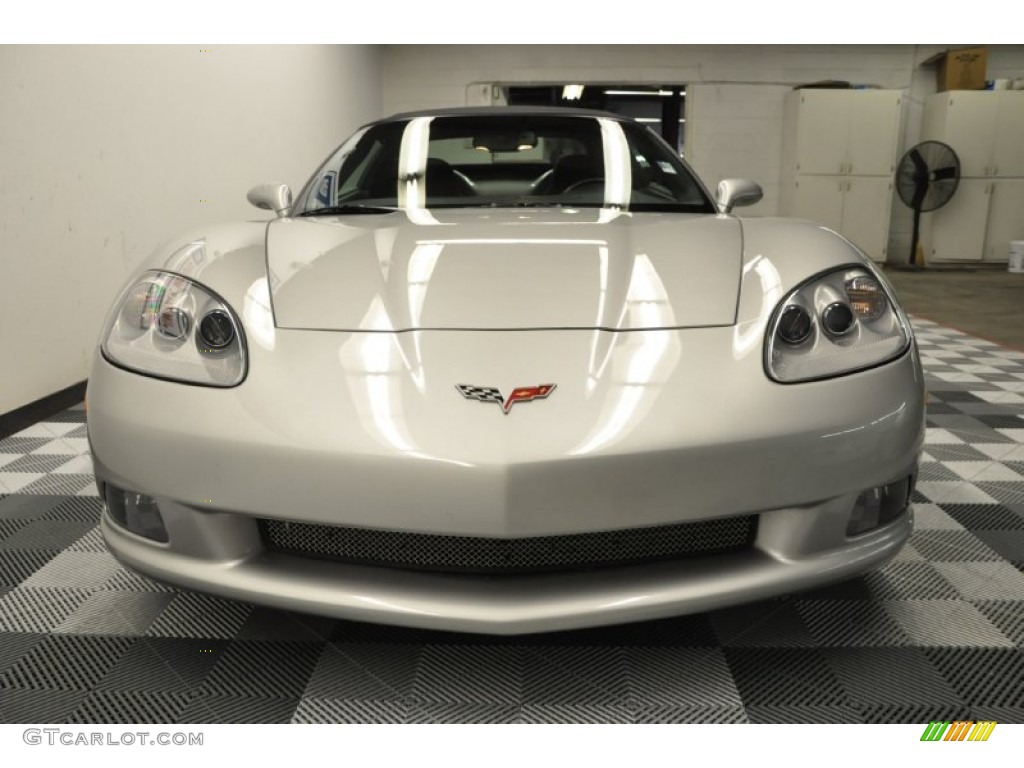 2008 Corvette Convertible - Machine Silver Metallic / Ebony photo #30