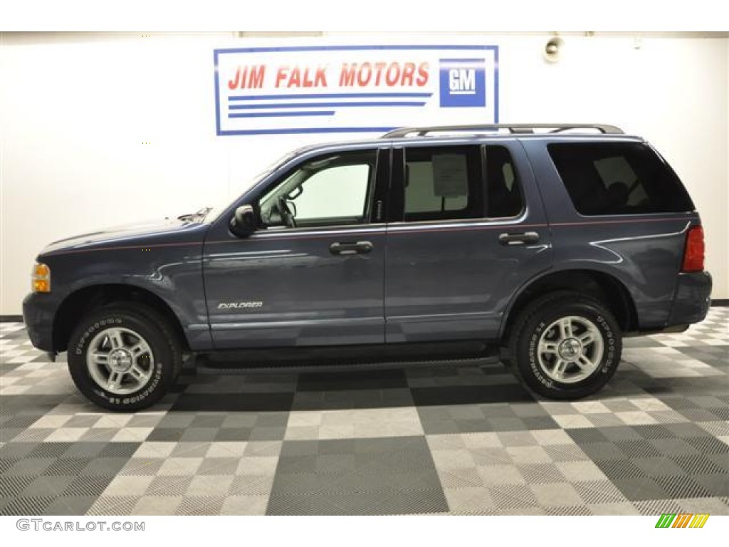 2004 Explorer XLT 4x4 - Medium Wedgewood Blue Metallic / Graphite photo #2