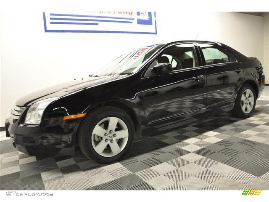 2008 Fusion SE V6 - Black Ebony / Charcoal Black photo #1