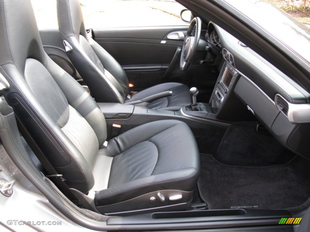 Black Interior 2006 Porsche 911 Carrera 4S Cabriolet Photo #62786102
