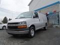 2012 Sheer Silver Metallic Chevrolet Express 2500 Cargo Van  photo #2