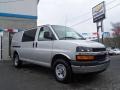 2012 Sheer Silver Metallic Chevrolet Express 2500 Cargo Van  photo #4