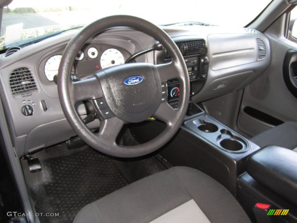 2004 Ford Ranger Edge SuperCab Medium Dark Flint Dashboard Photo #62787330