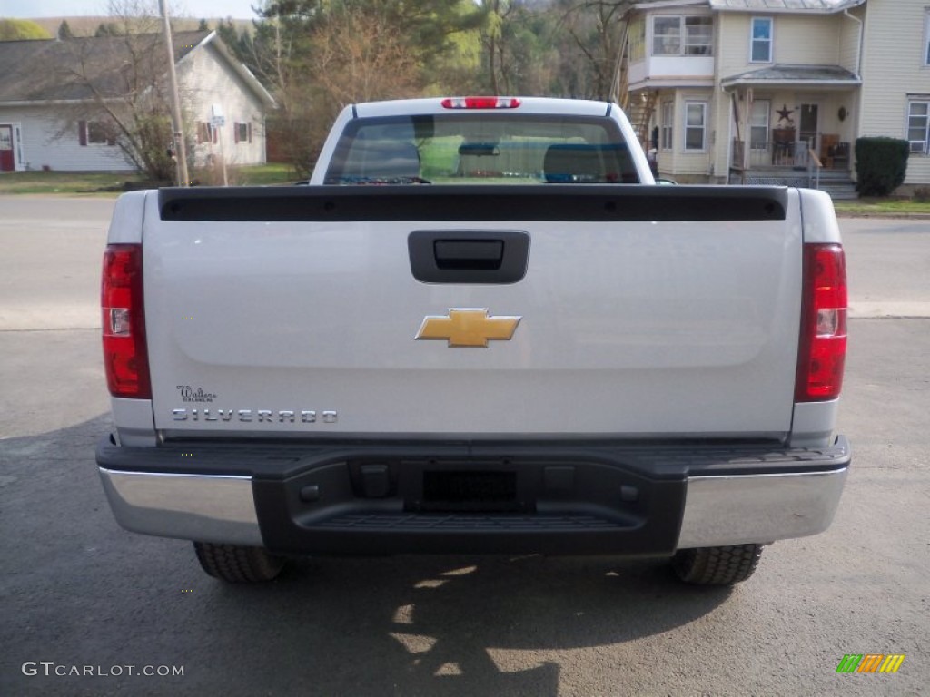 2012 Silverado 1500 Work Truck Regular Cab 4x4 - Silver Ice Metallic / Dark Titanium photo #6