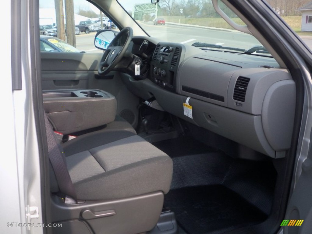 2012 Silverado 1500 Work Truck Regular Cab 4x4 - Silver Ice Metallic / Dark Titanium photo #15