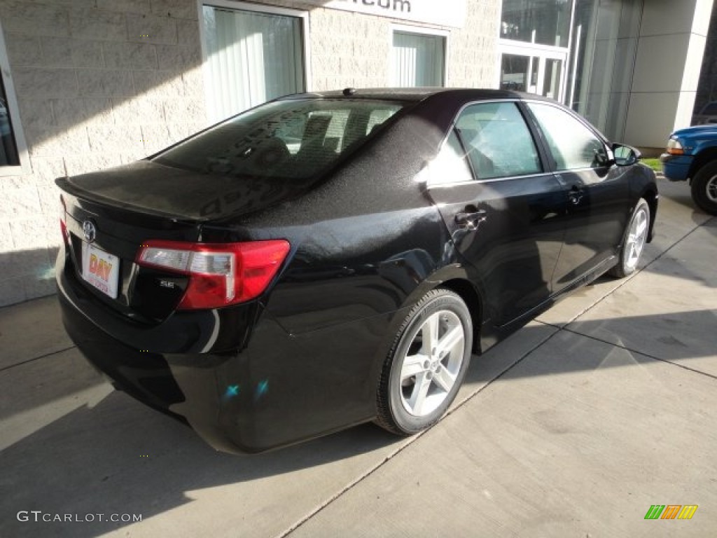 2012 Camry SE - Attitude Black Metallic / Black/Ash photo #2