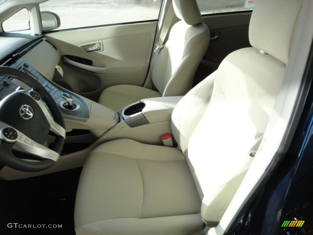 2012 Prius 3rd Gen Two Hybrid - Nautical Blue Metallic / Bisque photo #8