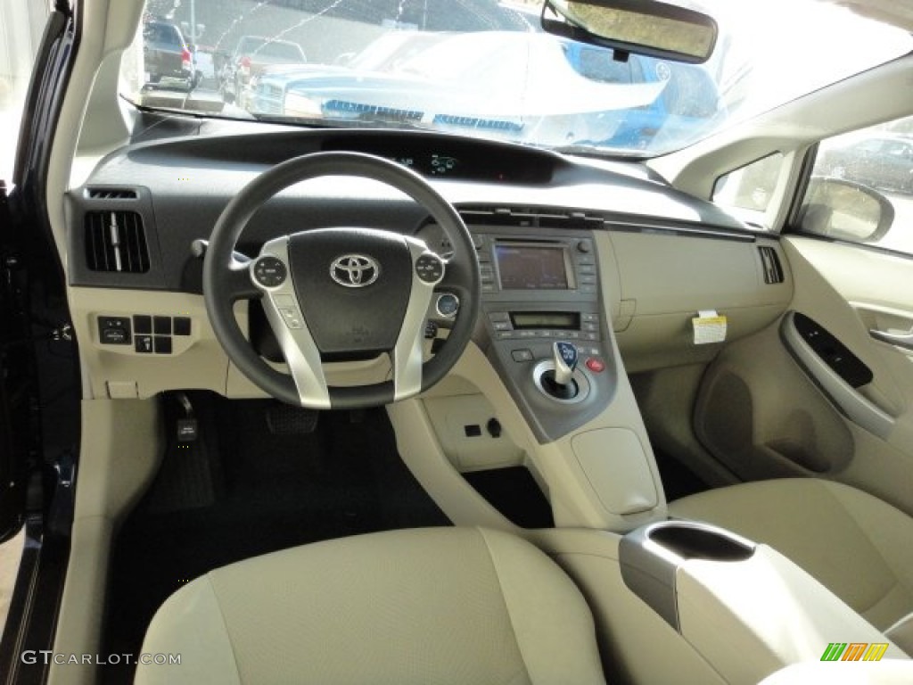 2012 Prius 3rd Gen Two Hybrid - Nautical Blue Metallic / Bisque photo #10