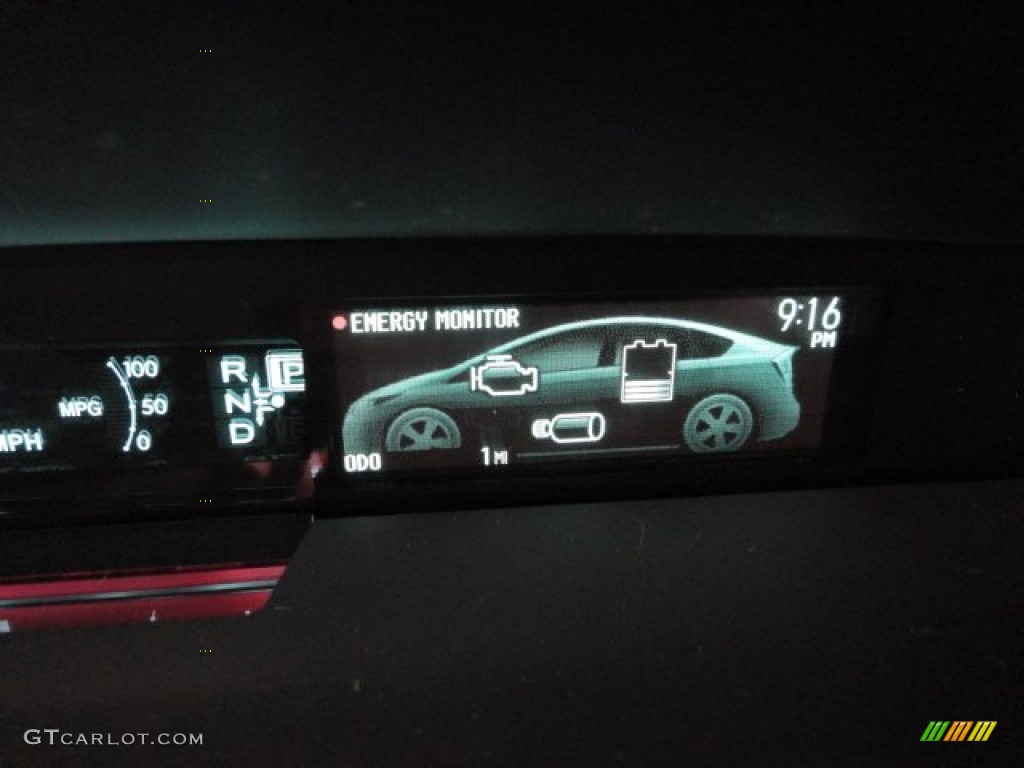 2012 Prius 3rd Gen Two Hybrid - Nautical Blue Metallic / Bisque photo #14