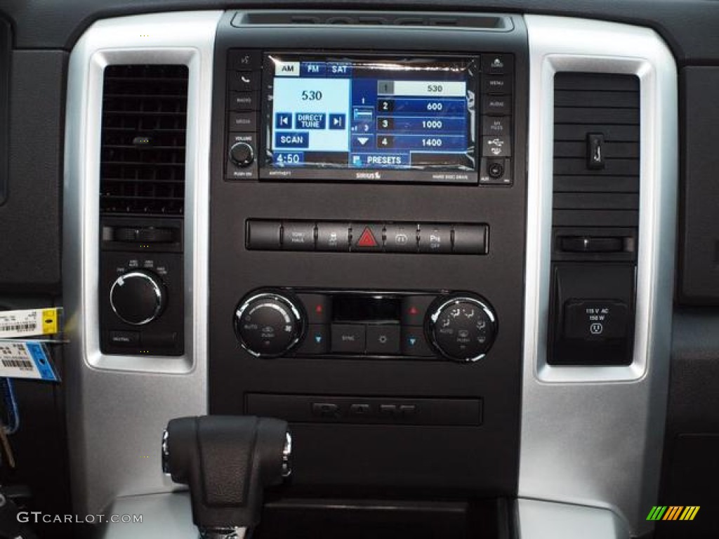 2012 Dodge Ram 1500 Sport Crew Cab 4x4 Controls Photo #62789427