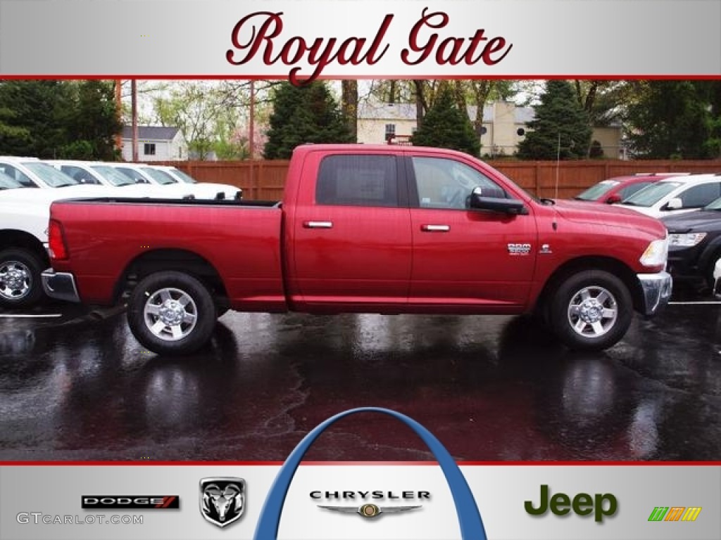 2012 Ram 3500 HD SLT Crew Cab - Deep Cherry Red Crystal Pearl / Dark Slate/Medium Graystone photo #1