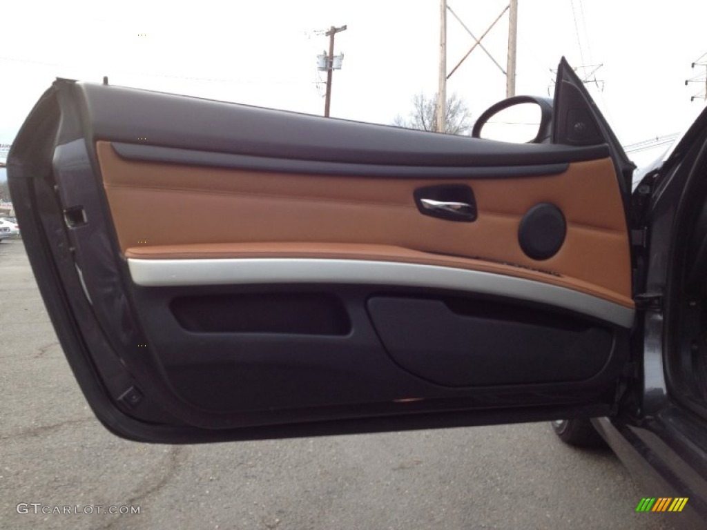 2008 3 Series 335i Convertible - Sparkling Graphite Metallic / Saddle Brown/Black photo #10