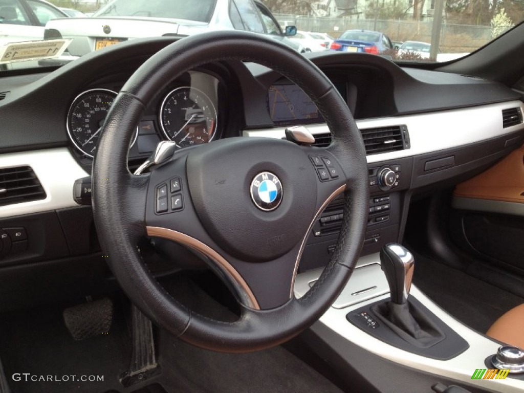 2008 3 Series 335i Convertible - Sparkling Graphite Metallic / Saddle Brown/Black photo #13