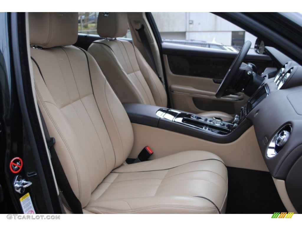 Cashew/Truffle Interior 2011 Jaguar XJ XJL Supercharged Photo #62790081