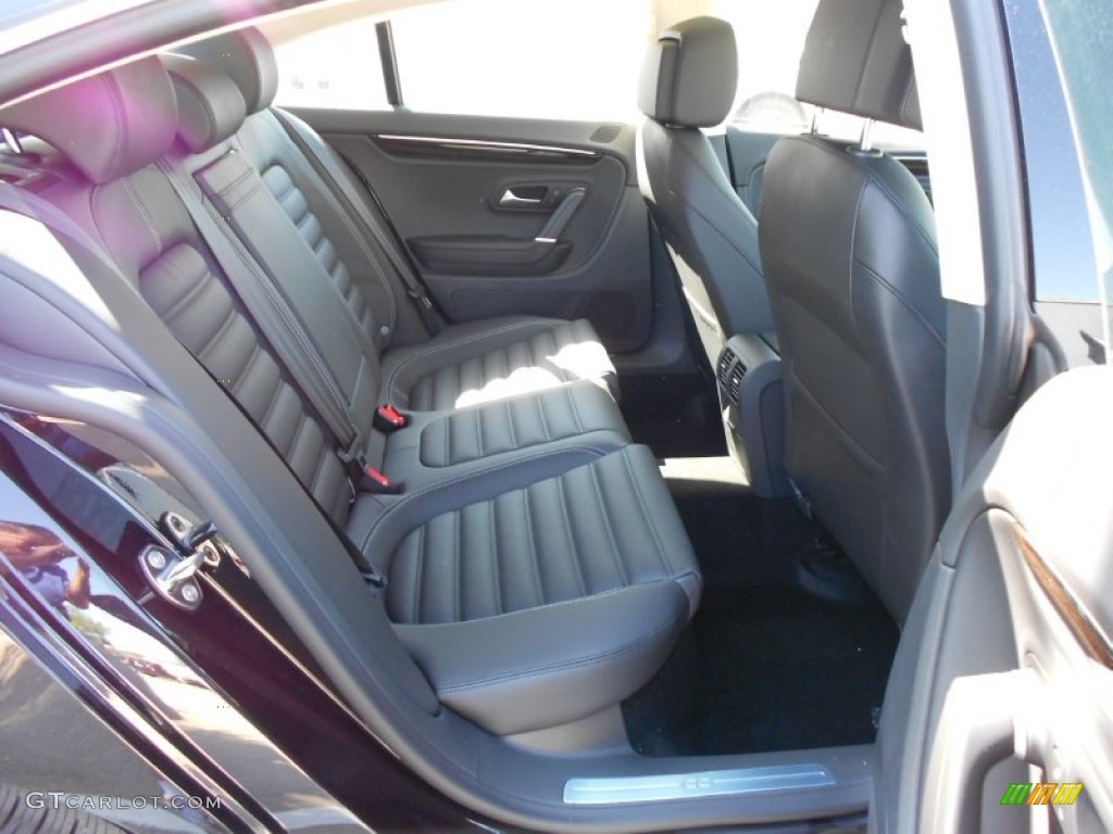 Black Interior 2013 Volkswagen CC V6 Lux Photo #62790417