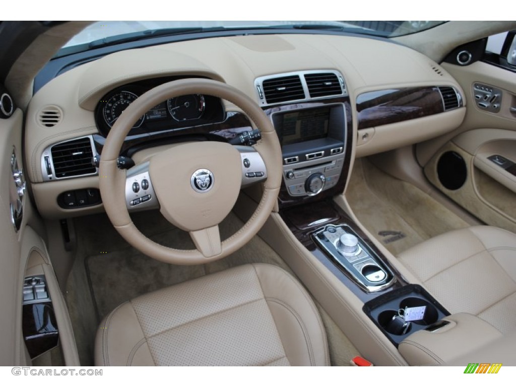 Caramel Interior 2010 Jaguar XK XK Convertible Photo #62790423