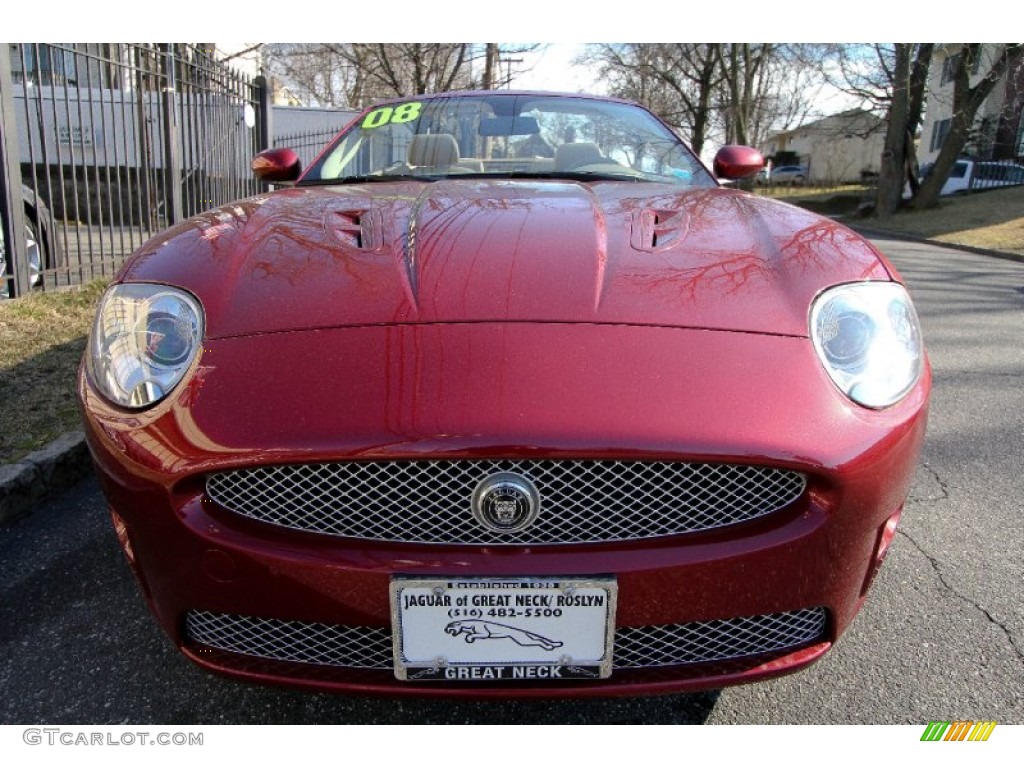 2008 XK XKR Convertible - Radiance Red Metallic / Caramel photo #9