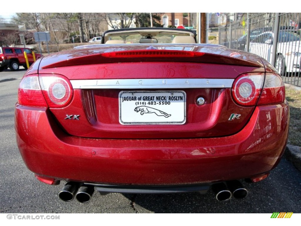 2008 XK XKR Convertible - Radiance Red Metallic / Caramel photo #12