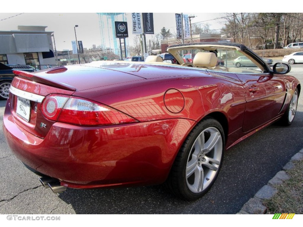 2008 XK XKR Convertible - Radiance Red Metallic / Caramel photo #14