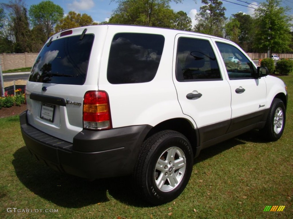 2006 Escape Hybrid 4WD - Oxford White / Medium/Dark Flint photo #6