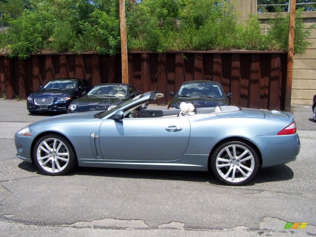 2007 XK XK8 Convertible - Zircon Metallic / Ivory/Slate photo #3