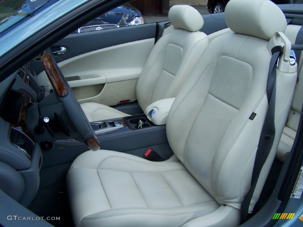 Ivory/Slate Interior 2007 Jaguar XK XK8 Convertible Photo #62790924