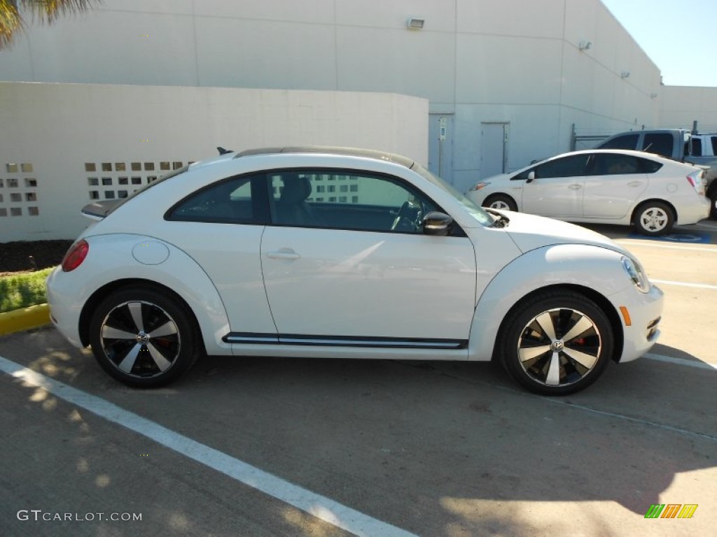 2012 Beetle Turbo - Candy White / Titan Black photo #8