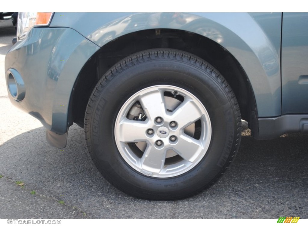 2010 Escape XLT - Steel Blue Metallic / Charcoal Black photo #8