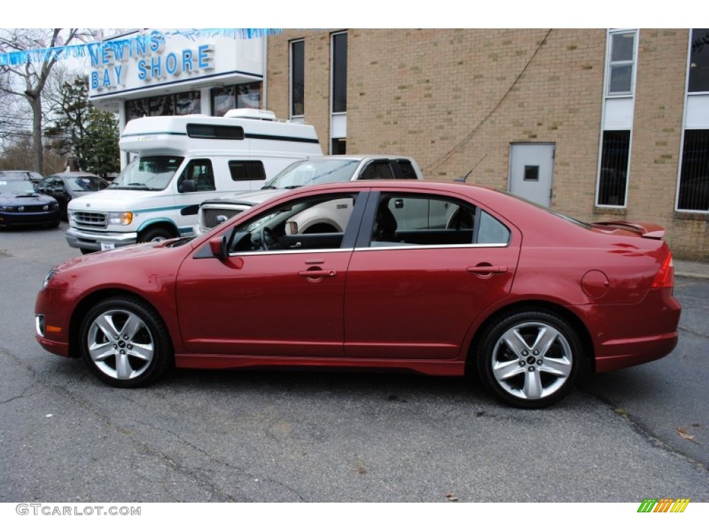 Sangria Red Metallic 2010 Ford Fusion Sport Exterior Photo #62791910