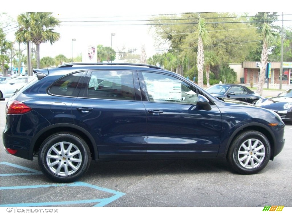 Dark Blue Metallic 2012 Porsche Cayenne Standard Cayenne Model Exterior Photo #62792007