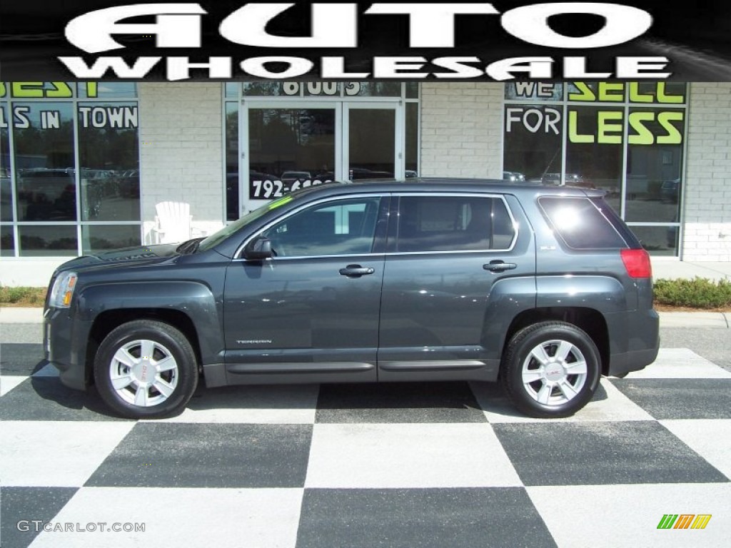 2010 Terrain SLE - Cyber Gray Metallic / Light Titanium photo #1