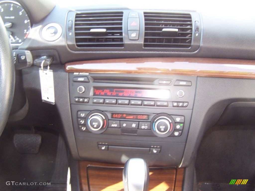 2008 1 Series 128i Coupe - Jet Black / Savanna Beige photo #8