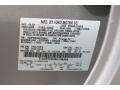 UX: Ingot Silver Metallic 2010 Ford Taurus SEL Color Code