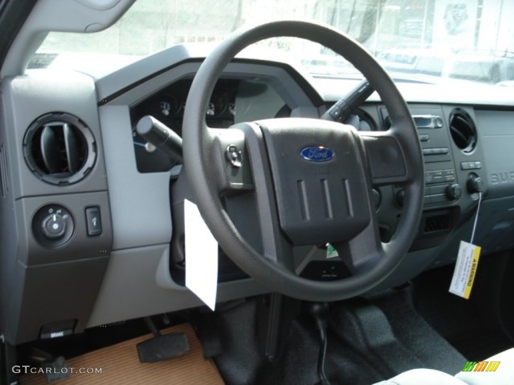 2012 F350 Super Duty XL SuperCab 4x4 - Oxford White / Steel photo #10