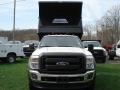 Oxford White - F550 Super Duty XL Regular Cab 4x4 Dump Truck Photo No. 3