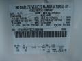 Z1: Oxford White 2012 Ford F550 Super Duty XL Regular Cab 4x4 Dump Truck Color Code