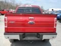 2012 Red Candy Metallic Ford F150 Lariat SuperCab 4x4  photo #7