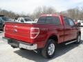 2012 Red Candy Metallic Ford F150 Lariat SuperCab 4x4  photo #8