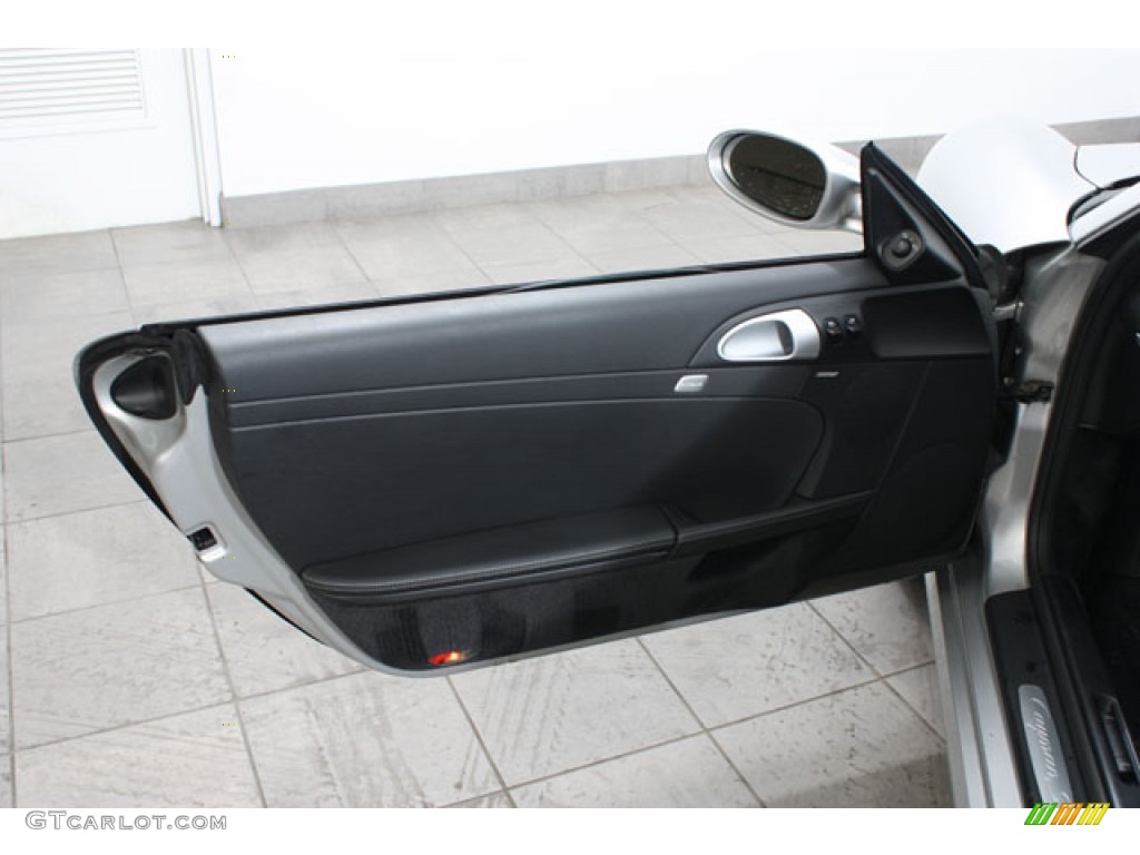 2007 Porsche Cayman S Black Door Panel Photo #62796360