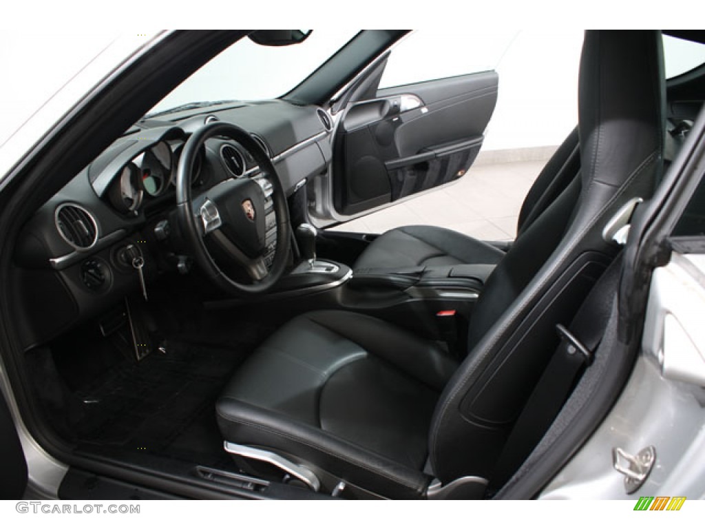 Black Interior 2007 Porsche Cayman S Photo #62796379