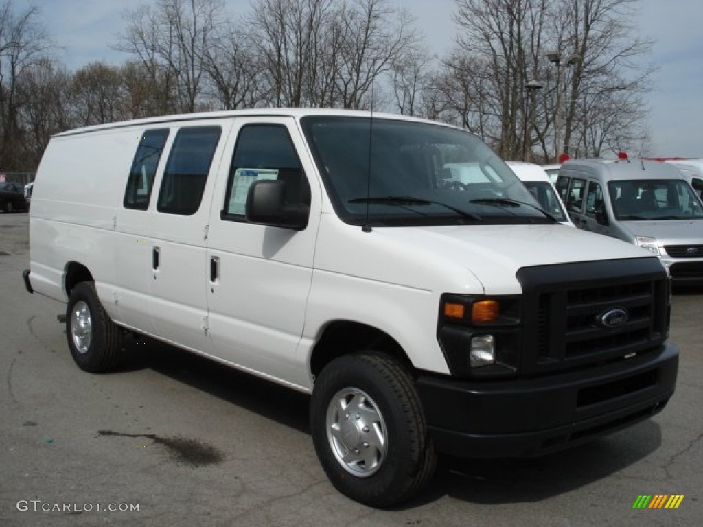 Oxford White 2012 Ford E Series Van E250 Extended Cargo Exterior Photo #62796585