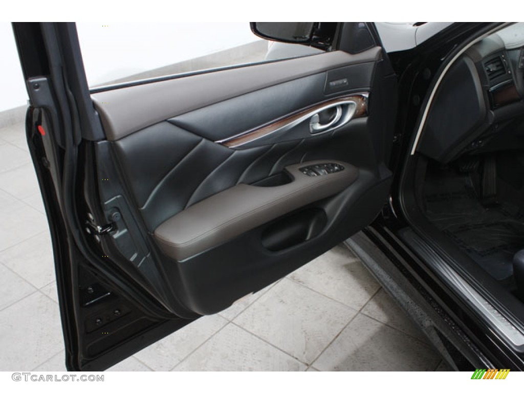2012 Infiniti M 37x AWD Sedan Java Door Panel Photo #62796985