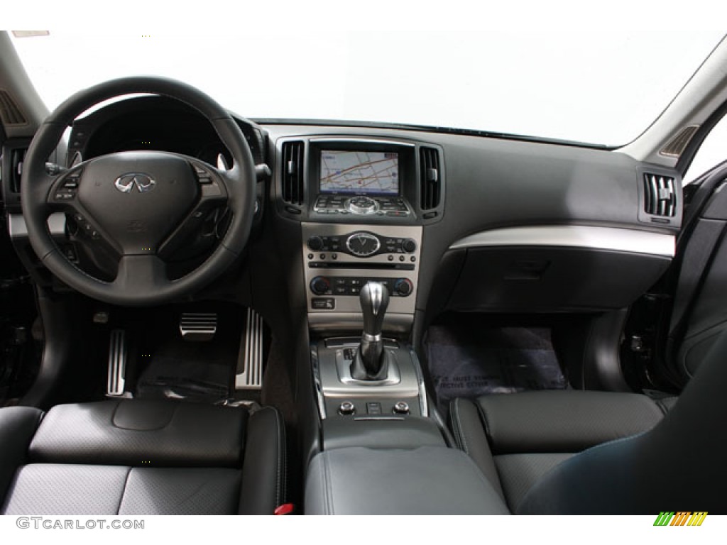 2012 Infiniti G 37 x S Sport AWD Sedan Graphite Dashboard Photo #62797171