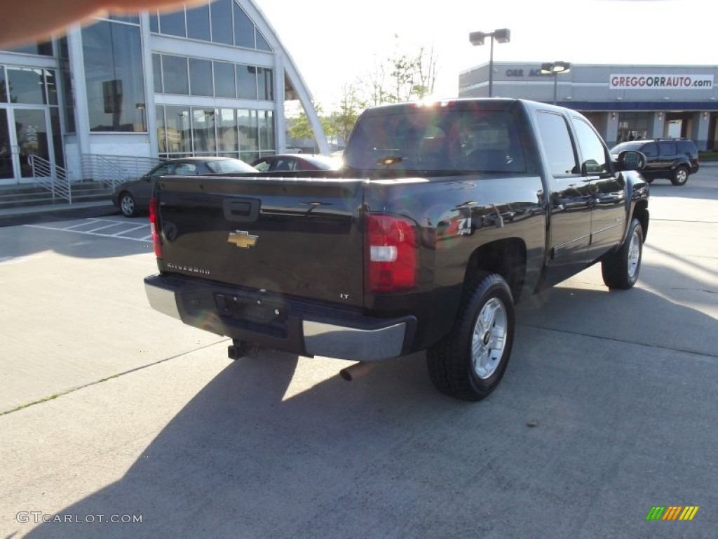 2007 Silverado 1500 LT Crew Cab 4x4 - Black / Ebony Black photo #3