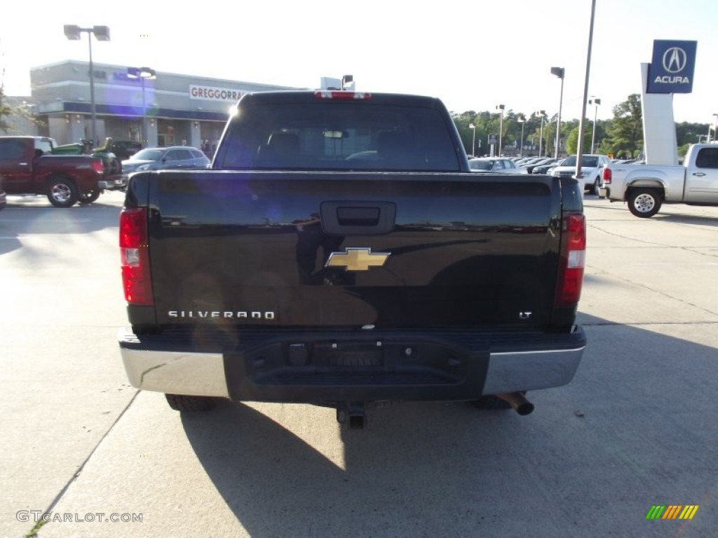 2007 Silverado 1500 LT Crew Cab 4x4 - Black / Ebony Black photo #6