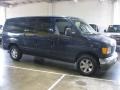 True Blue Metallic 2005 Ford E Series Van E150 XLT Passenger