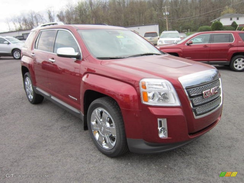 2012 Terrain SLT AWD - Merlot Jewel Metallic / Jet Black photo #1