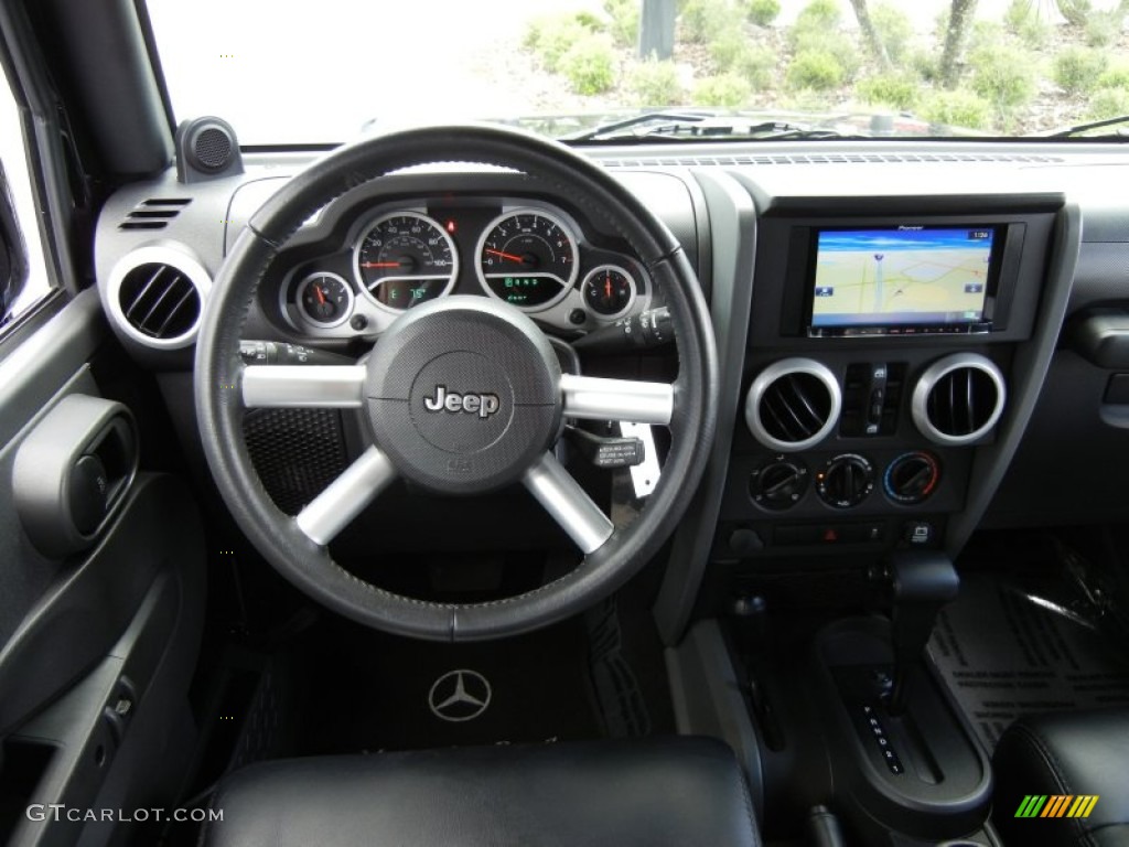 2010 Jeep Wrangler Unlimited Sahara 4x4 Dark Slate Gray/Medium Slate Gray Dashboard Photo #62799865